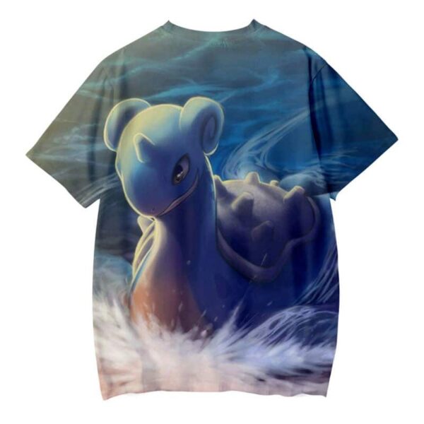 camiseta de lapras realista
