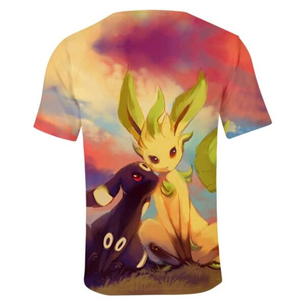 camiseta de leafeon umbreon