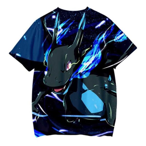 camiseta de mega charizard