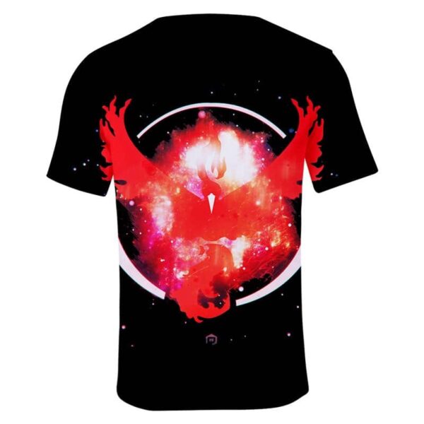 camiseta moltres rojo