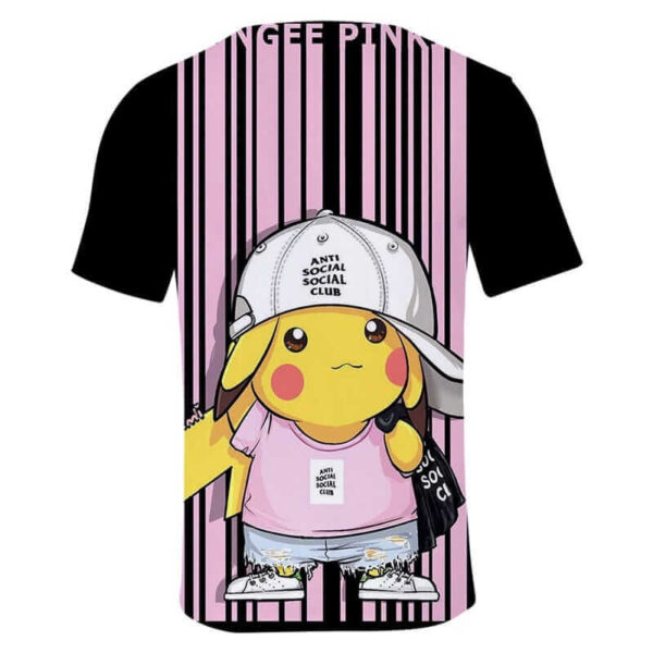 camiseta pikachu club antisocial