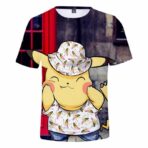 camiseta pikachu con sombrero