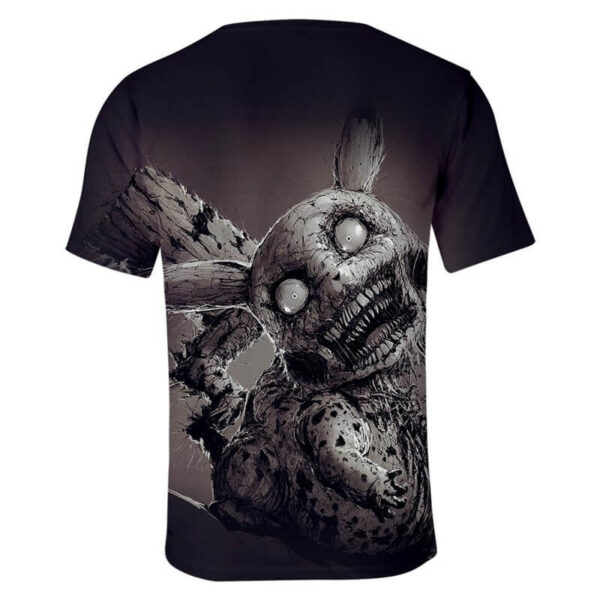camiseta de pikachu zombi