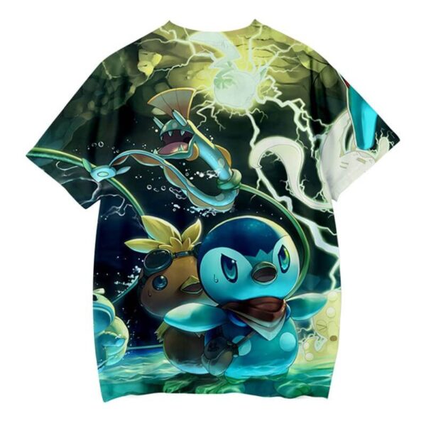 camiseta de piplup y torchic