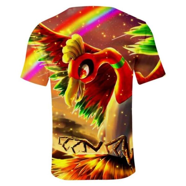 camiseta de pokemon ho-oh