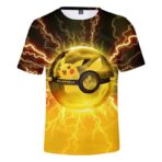 camiseta pokemon pikachu
