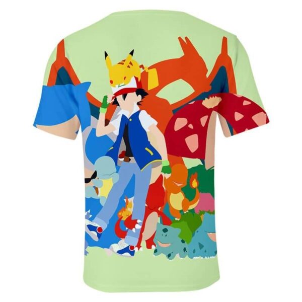 camiseta de pokemon starters
