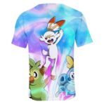 camiseta de pokemon starters espada y escudo