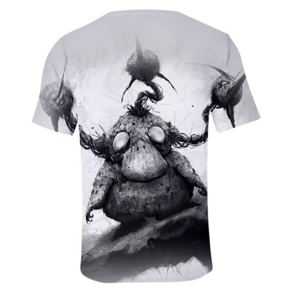 camiseta de psyduck zombi y dodrio