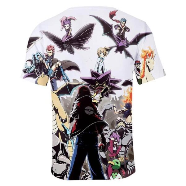 camiseta equipo rojo pokemon