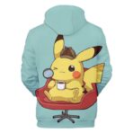 sudadera de detective pikachu café