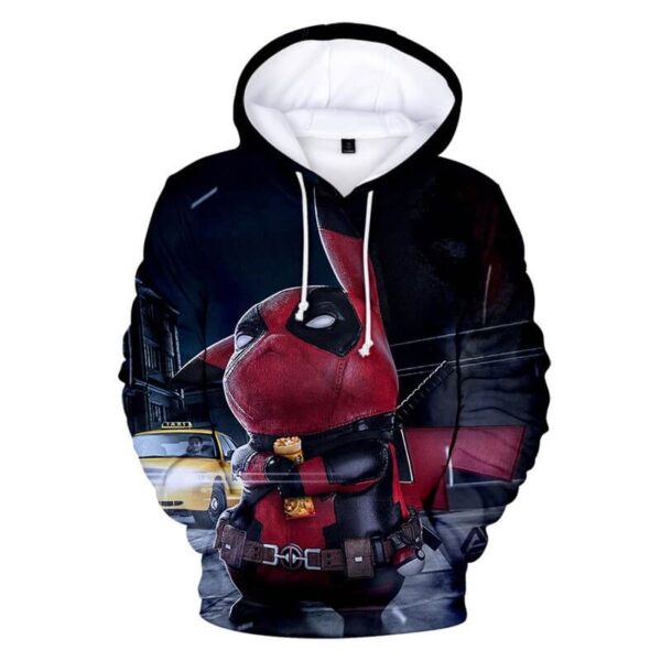 sudadera pikachu deadpool