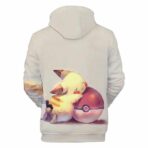sudadera de pikachu pokeball