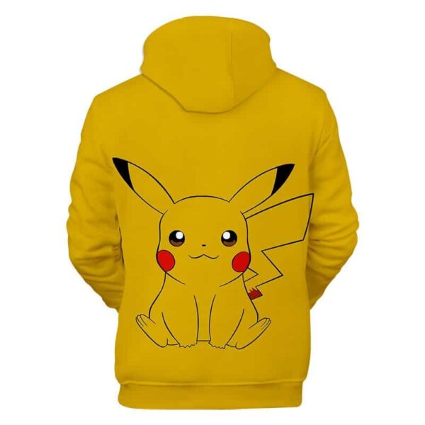 sudadera de pikachu sentado