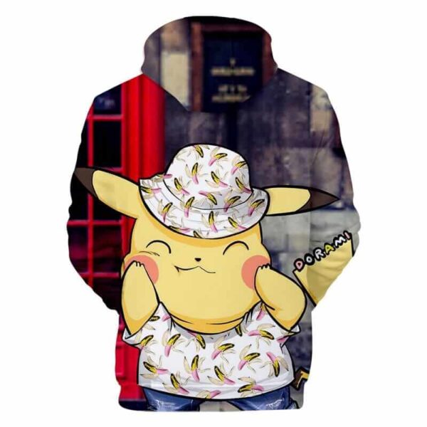 sudadera pikachu con sombrero