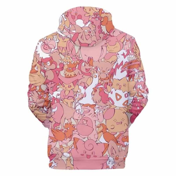 sudadera de pokemon rosa