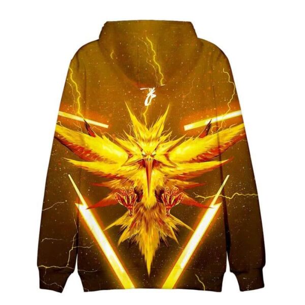 sudadera zapdos color amarillo