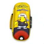 estuche pokemon de metal amarillo